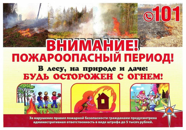 Внимание! Пожароопасный период. Внимание! Пожароопасный период.